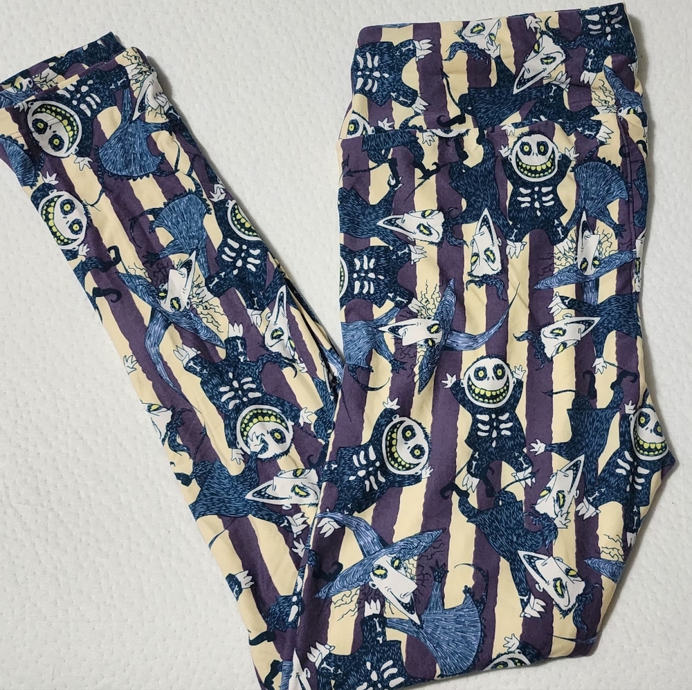Lularoe TC Leggings Nightmare Before Christmas